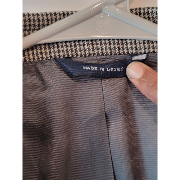Brooks Brothers Vintage Houndstooth Blazer 100% Wool 43R Suit Jacket - Picture 6 of 9